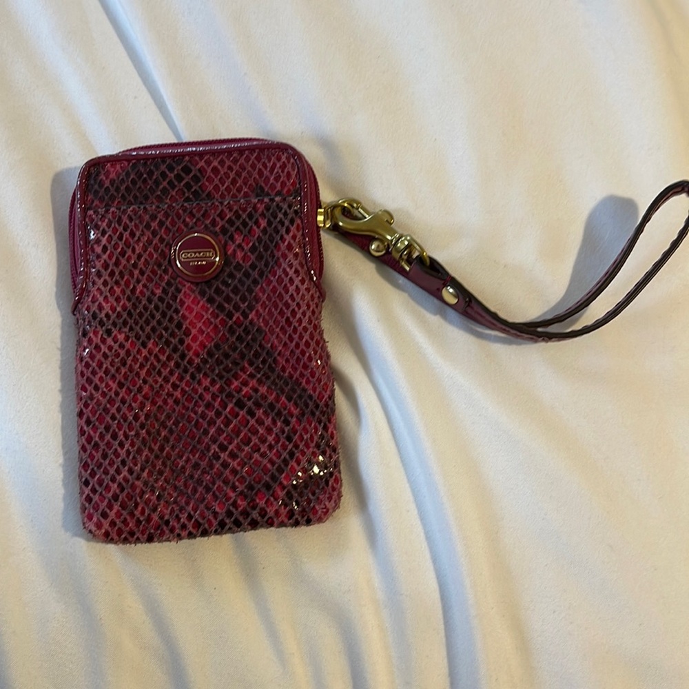 Coach wristlet